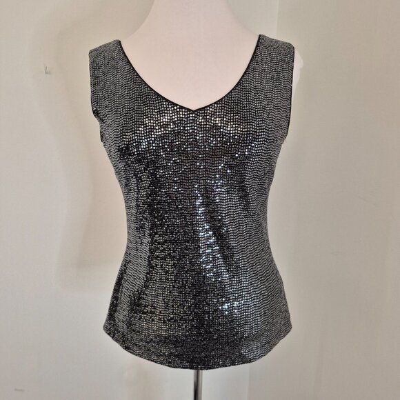 Joseph Ribkoff Sparkle Sleeveless Top - Picture 10 of 10